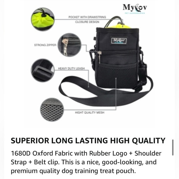 New Mylov High End Dog Treat Training Pouch - Picture 6 of 8